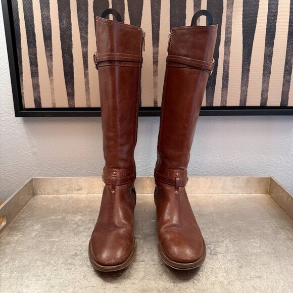 Tory Burch | Calista Knee-High Equestrian Riding Boot | Size 10 - Picture 3 of 16